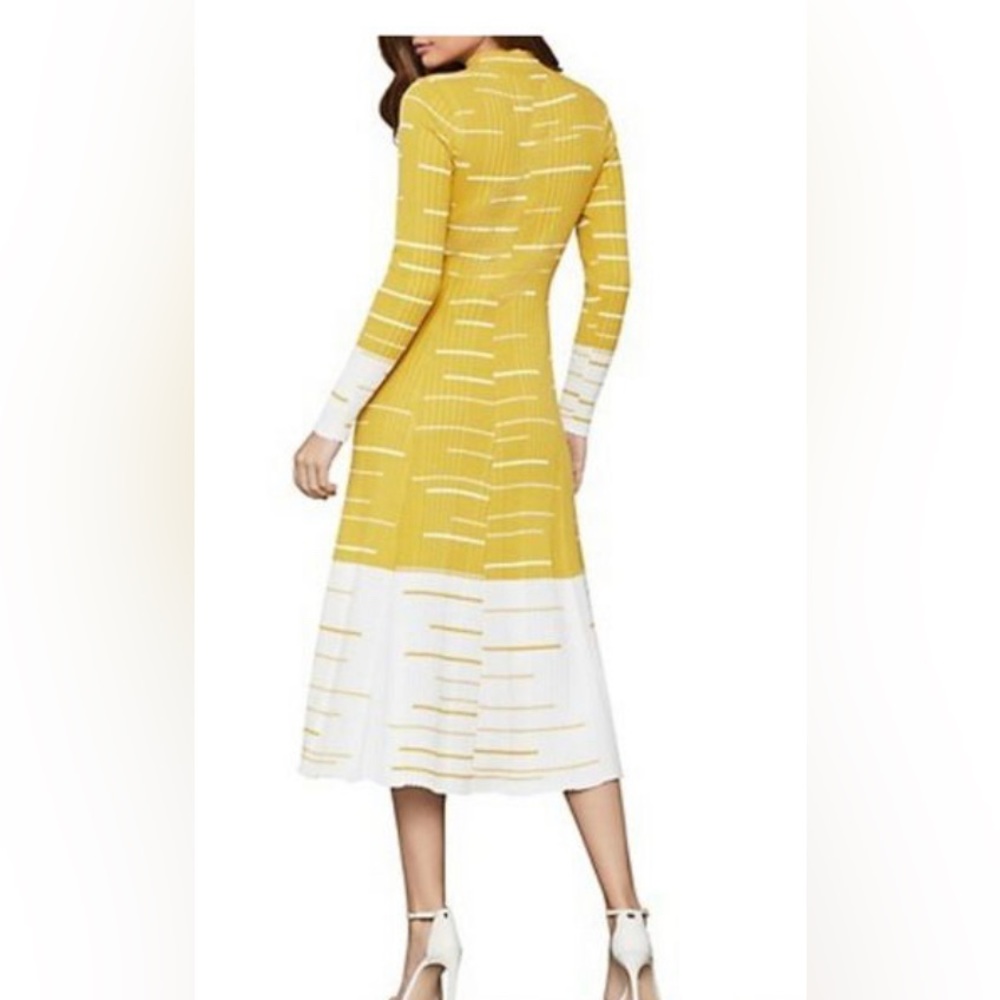 Brand new Bcbgmaxazria intarsia cotton sweater dress, xxs